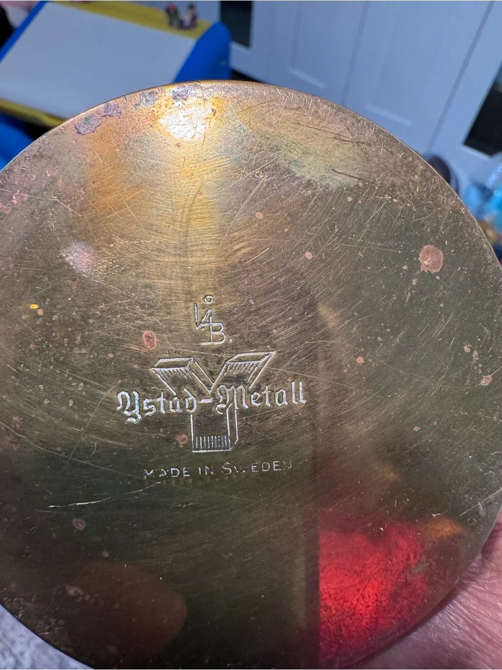 Ystad-Metall Brass Candle Holder.
